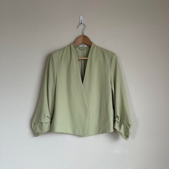 Aritzia Babaton Blazer Short Light Green - Picture 3 of 4